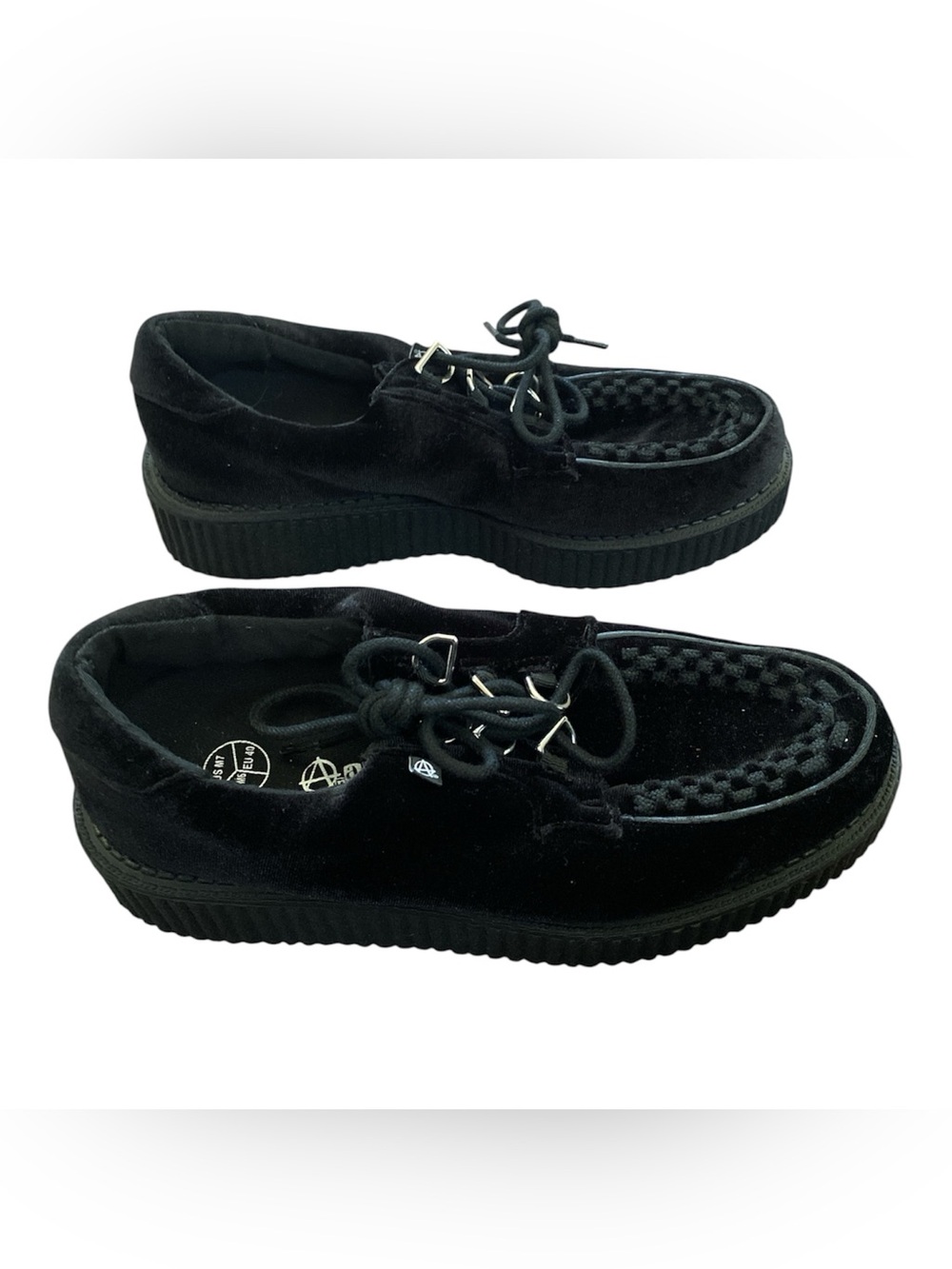 Anarchic By Tuk lace up black shoes men’s size 7